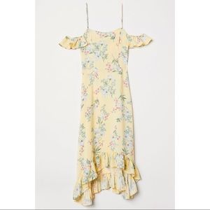 H&M open shoulder floral dress